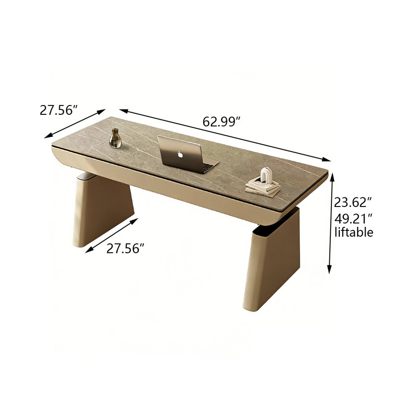 Bureau d'écriture 62,99 po, H 23,62 po x l 62,99 po x P 27,56 po