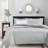 Reversible Quilt Grey Full/queen - Cotton Filling Bedding For A Comfortable Sleep Warm Pre-washed Fill Quilting Cozy Winter Night