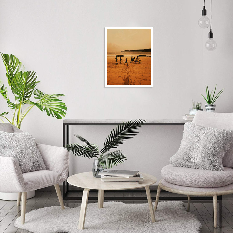 Good Black Art "Whimsical Camaraderie" par Daniel Okon | , Reproduction de photo encadrée en bois massif | Édition limitée