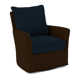 Lanai Upholstered Swivel Armchair