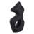 Abstract Pottery Paper Mache Modern Sculpture With Curved Silhouette And Contemporary Artistic Design-82841260