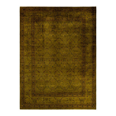 Fine Vibrance One-of-a-Kind 9'2" X 12'4" Hand Knotted Area Rug