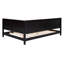Lit de jour double en bois pleine grandeur, style Mid-Century moderne classique, avec accoudoirs et pour une maison confortable, design classique, bois, inclus-1879514470-1879514471