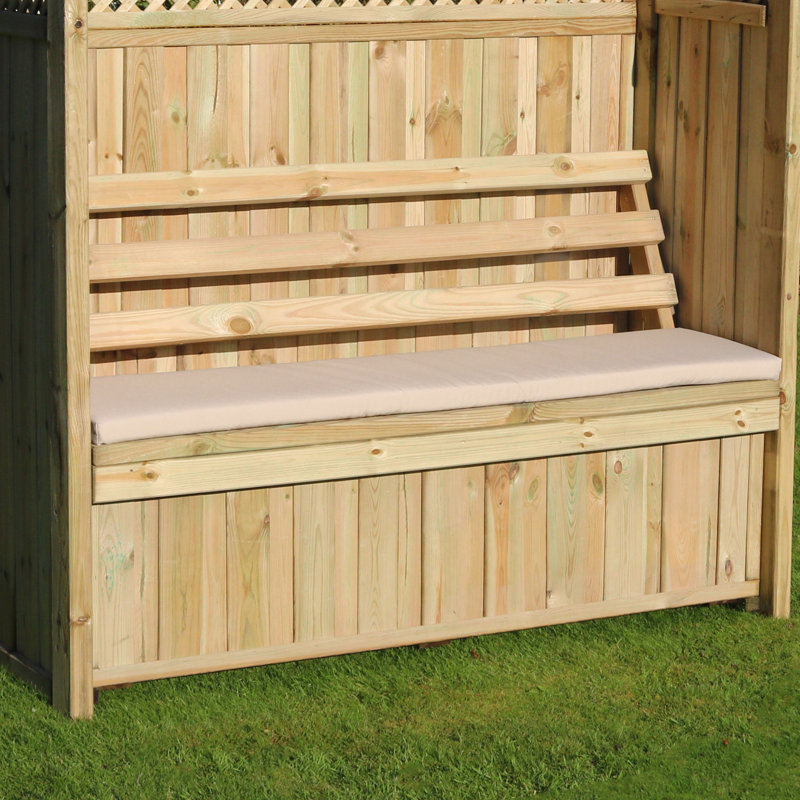 Millville Arbour Garden Bench Cushion, Stone