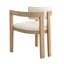 Chaises de salle à manger-Cendre clair / beige (ensemble de 2)-1783331343-1783331328