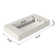 36'' Rectangular Stone Resin Bathroom Sink With Faucet Hole