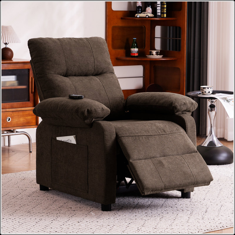 Elegant 160° Recliner Chair For Elderly With 8-Point Massage, Heating, And Plush Chenille Fabric For Ultimate Comfort And Relaxation
