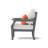 Kamas 2 Piece Sunbrella Outdoor HDPE Club Chairs - Charcoal/Cast Coral-1963428844-1963428845
