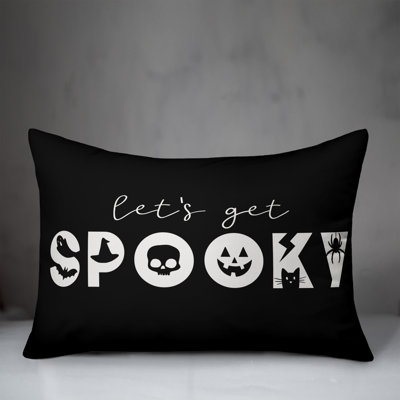  Lets Get Spooky Lumbar Pillow