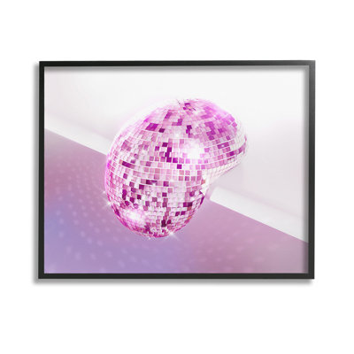 PurpleMeltingDiscoBallGicleeArtbyZiweiLi
