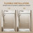 72" H Aluminum Frame Double Sliding Shower Door, 1/4" Nano - Coated Tempered Glass, Dual Handles, Waterproof And Easy To Install In Bathroom Door With Design, Adjustable Width Corrosion Handles For