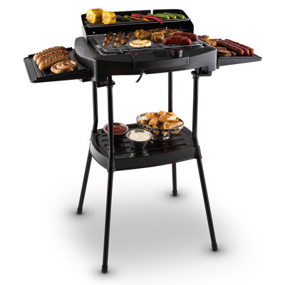 OneConcept 90cm W x 40cm D Portable Electric Grill