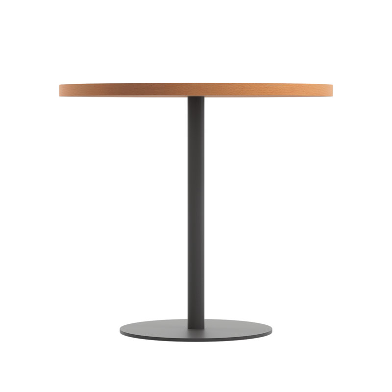 80Cm Pedestal Dining Table, Beech