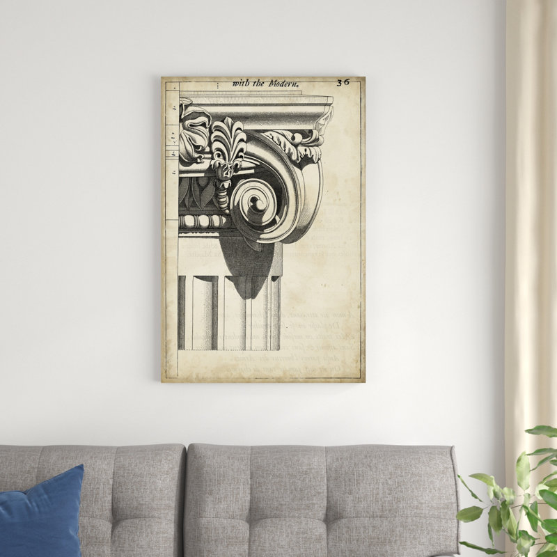 Composition architecturale III, H 36 po x l 24 po x P 1,25 po