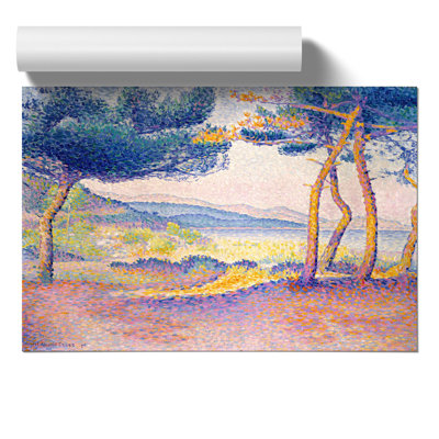 Pines Along The Shore by Henri-Edmond Cross - No Frame Painting