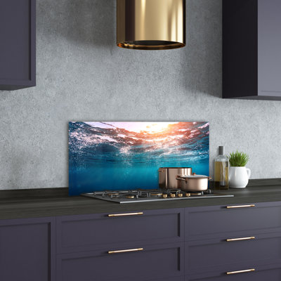50cm W x 100cm L Glass Peel and Stick Panel