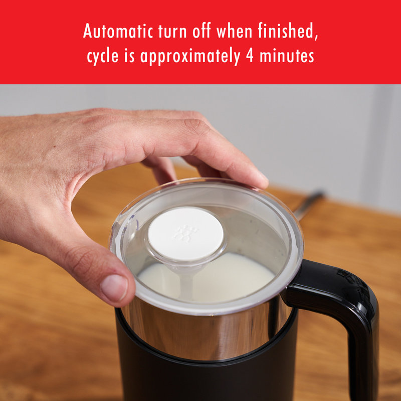 ZWILLING Enfinigy Milk Frother, Black Matte