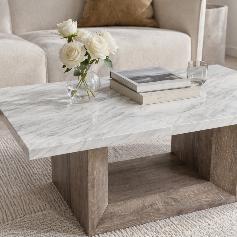 Table basse en marbre Gregory