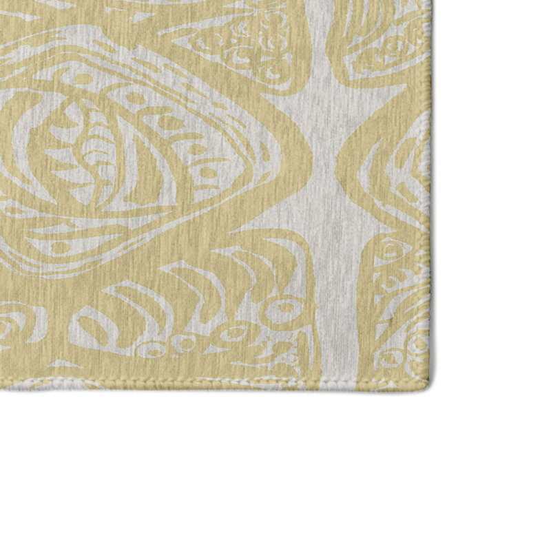 Safari Chenille Geometric Indoor Rug, Round 5'