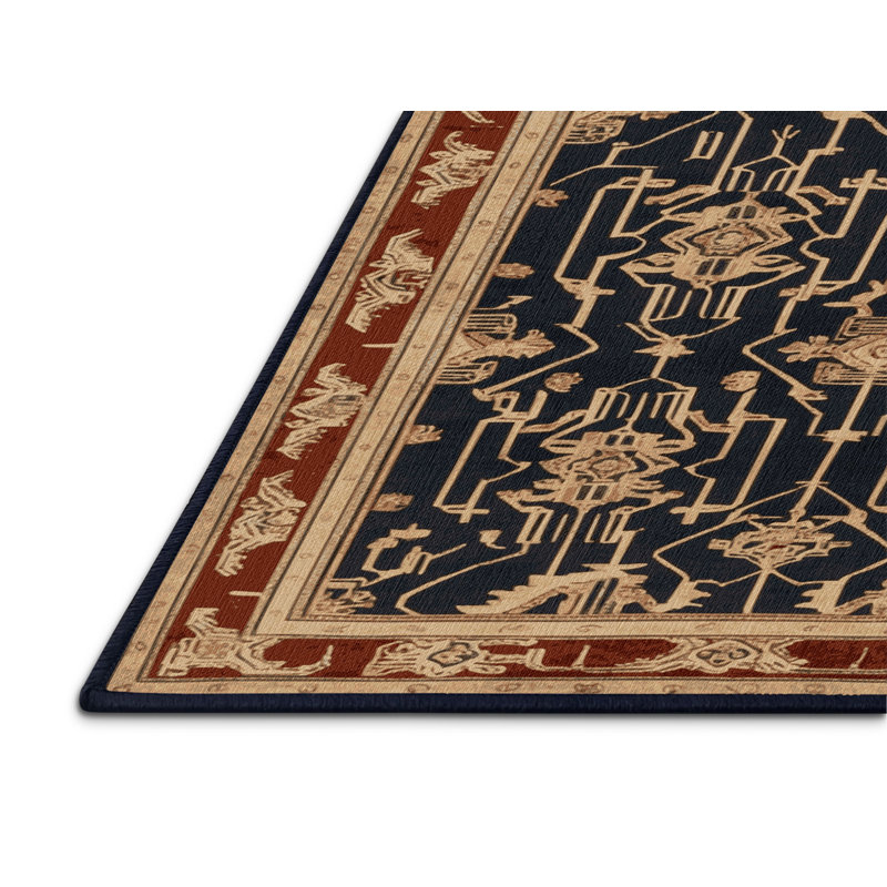 Tapis mauve lavable à la machine, Carré 3 pi