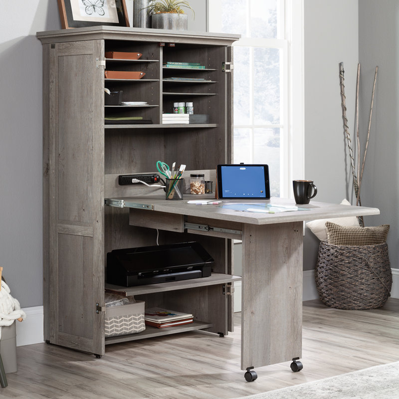 Ashburne Crafting Storage Cabinet, Pacific Maple