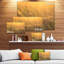«Wheat Field Close-up at Sunset», reproduction de photo sur toile tendue-25565824
