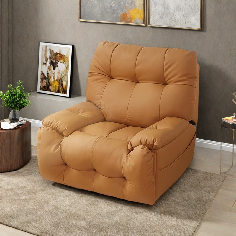 Solid wood multi-functional recliner chair