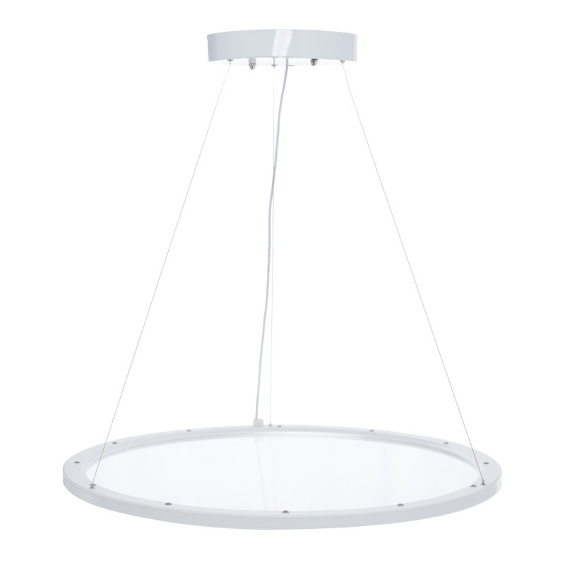 Luminaire suspendu unique en forme de roue de chariot à 1 lumière DEL Lennys, 3500