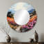 «Vietnam Da Lat Flower Fields II», miroir mural décoratif mauve, impression sur métal-99619453