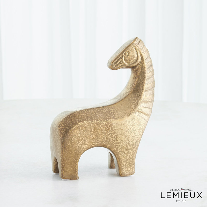 Les Animaux-Cheval, Matte Antique Gold