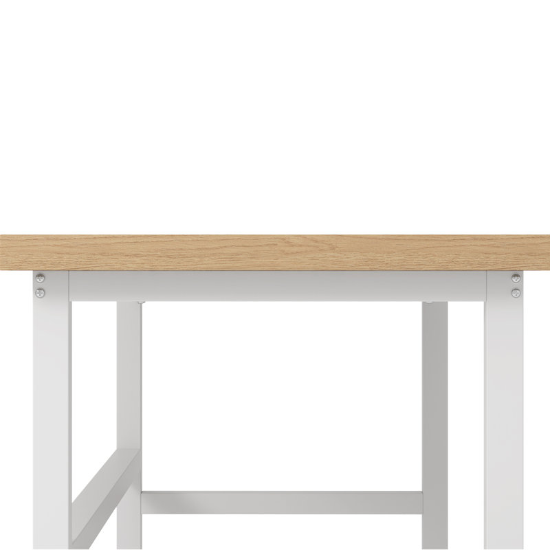 Bureau d'ordinateur moderne, grand bureau de 47,2 po, bureau d'ordinateur, bureau d'écriture pour bureau personnel, naturel