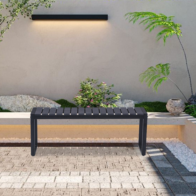 Iron Garden Bench, 45cm H x 120cm W x 40cm D