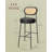 Set of 2 Bar Stools, Upholstered Stools-884201671-883019647