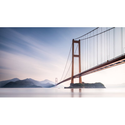 Gate Bridge 9' L x 142"" W 4-Panel Wall Mural -  Latitude RunÂ®, 17E3A62505A14A61BD8A761B88D9FDA5