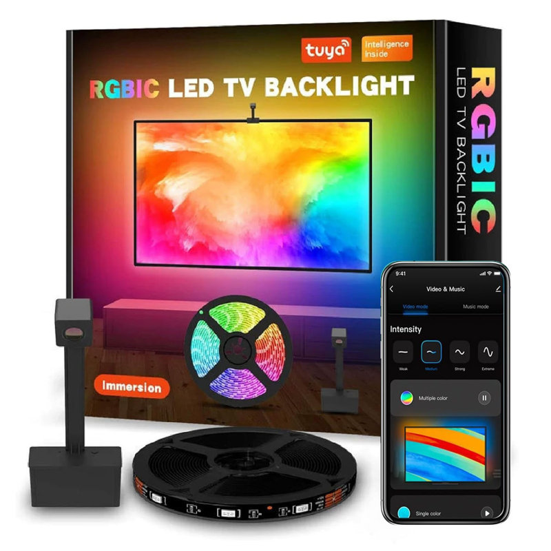 Rétroéclairage de la télévision