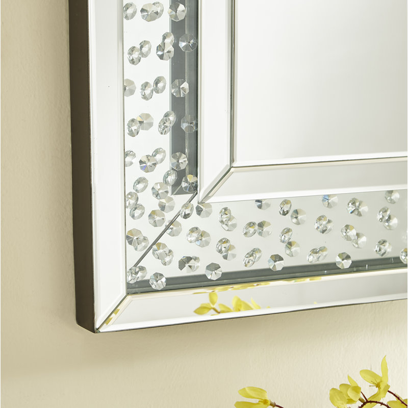 Stillings Wood Rectangle Wall Mirror
