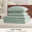 Ensemble de housse de couette à tissage gaufré 100% coton Essential Collection-106246744-106246745