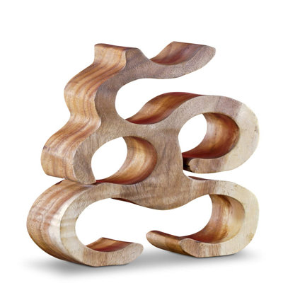 Desin Floor Wine Bottle Rack Brown