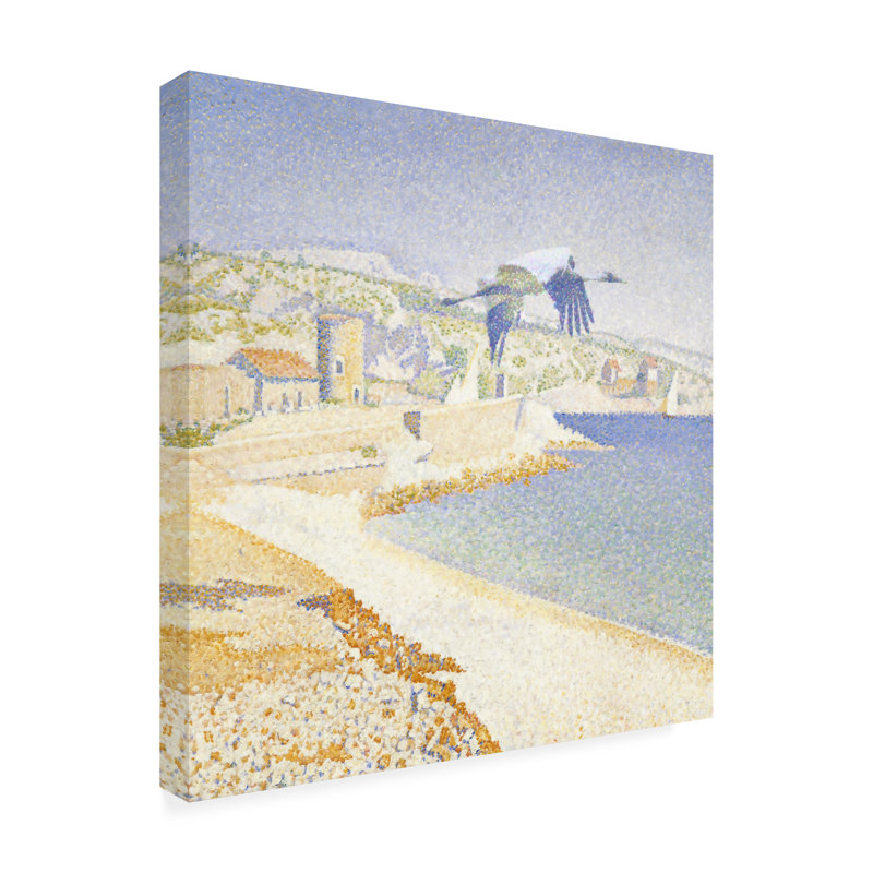 «Pointillism IV» par Steve Hunziker, art sur toile, H 14 po x l 14 po x P 2 po