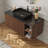 19.7'' Rectangle Bathroom Sink, Vessel Ceramic Basin Without Faucet, No Cabinet, Black