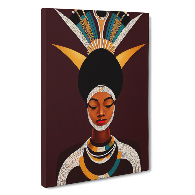 An Unusual Woman Abstract - Wrapped Canvas, 76cm H x 50cm W x 3cm D