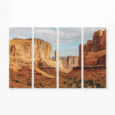 Canyon Giants | Impression sur toile 4 panneaux