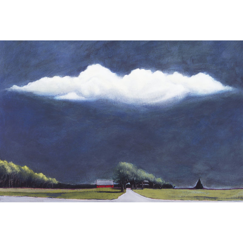 Going to Sag Harbor by Steven Romm - Painting Print, 81cm H x 122cm W, Black Floater Framed