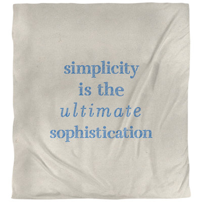 Housse de couette simple et sophistiquée quote