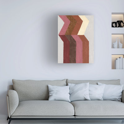 Art mural sur toile George Oliver Vanna Lam Dotty Chevron II