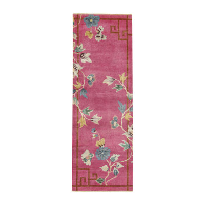 One-of-a-Kind 2'1x6'2 2010s Wool Area Rug