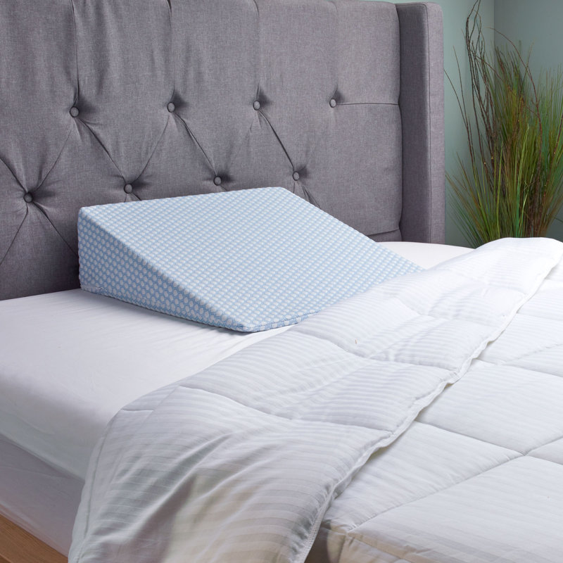 TruCool Blue Serene Foam Wedge Support Pillow