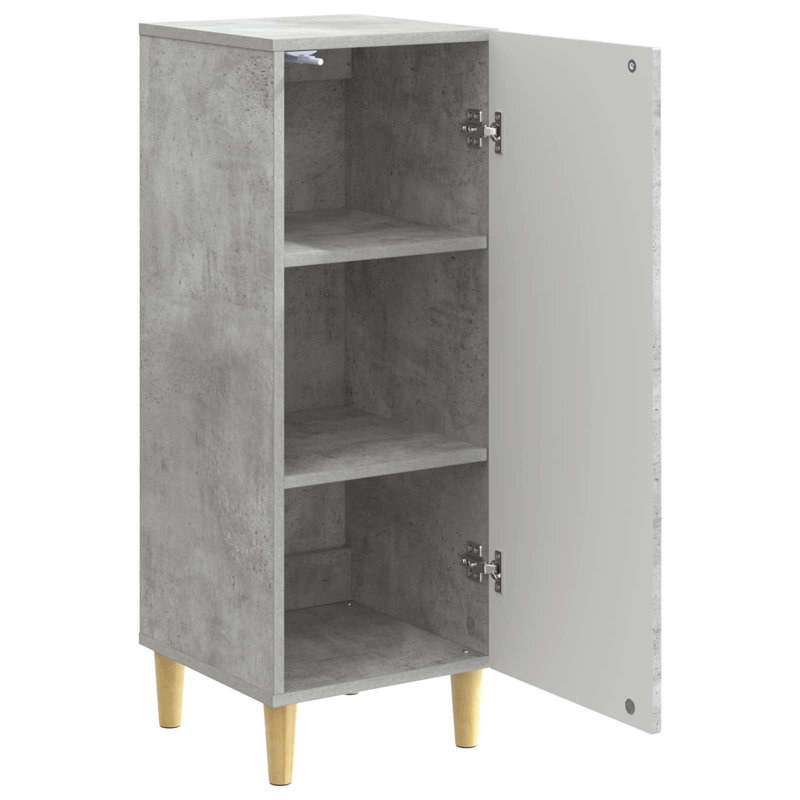 33cm Sideboard, Concrete Grey