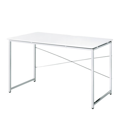 Élégant bureau blanc avec base luge