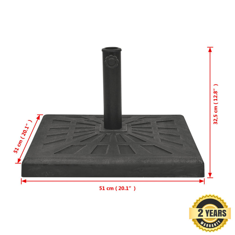 Carnesville 19kg Free Standing Umbrella Base